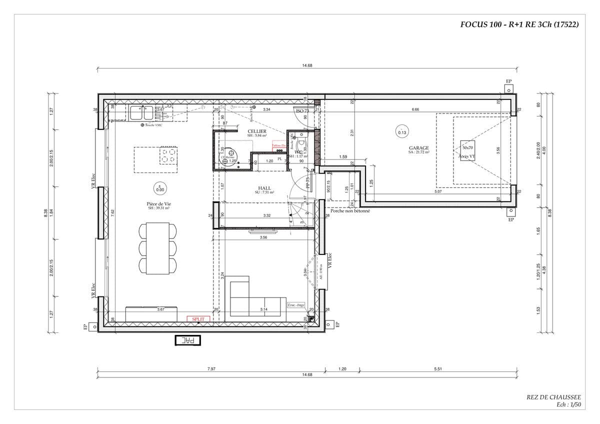 Plan Rez-de-chaussée Urban