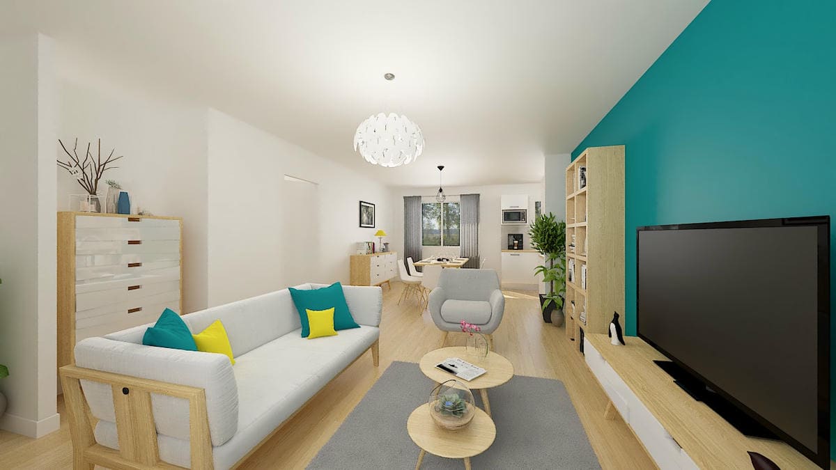 Vue intérieure 3D Cosy
