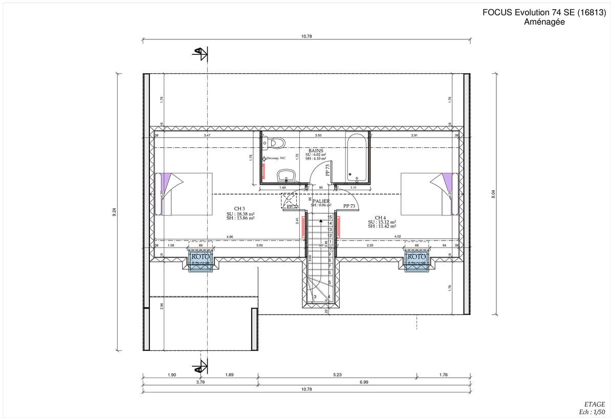Plan Étage Evo